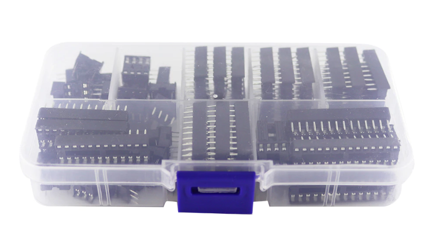 Assorted DIP IC Socket Pack - 66 Pieces