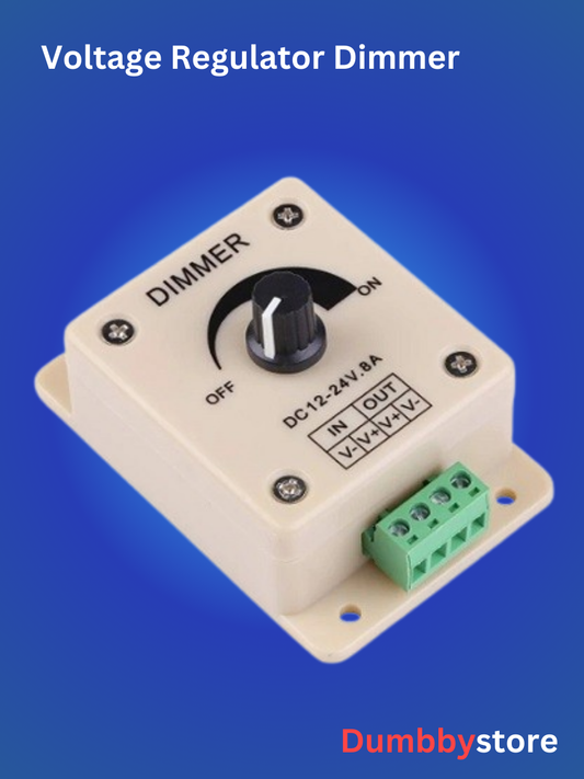 8a Led Dimmer Switch Dc 12v 24v 96w - Adjustable Brightness Lamp Bulb Strip Driver Voltage Regulator