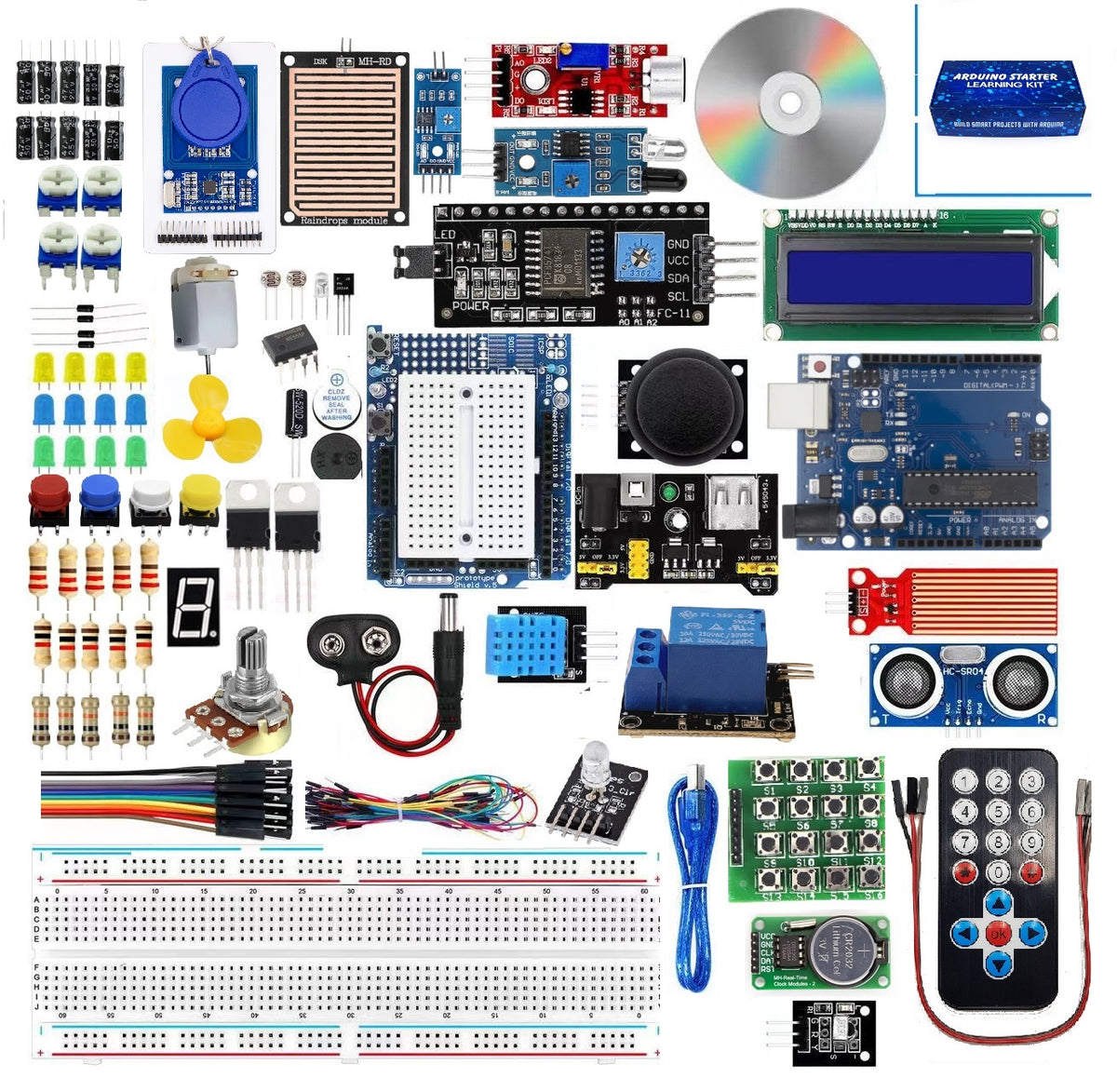 Complete Arduino UNO starter kit for beginners and professionals