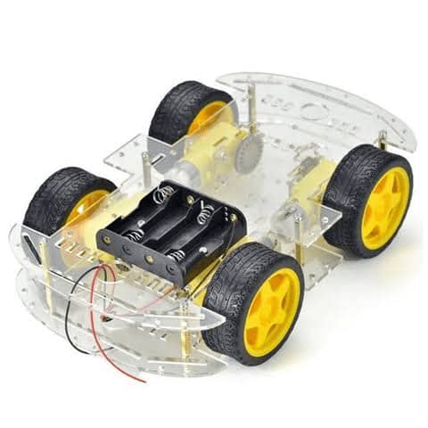 4WD Robot Smart Car Chassis Kits With Speed Encoder