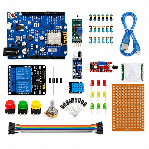 D1 Mini Wemos ESP8266 Arduino Starter Kit